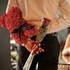 Romantic Artificial Rose Flower Teddy Bear Valentine s Day Gift