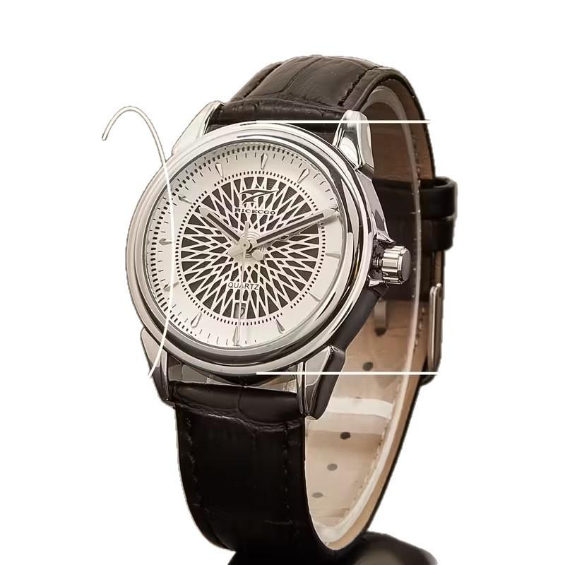 Classic Waterproof Quartz Watch Digital Scale Simple Single Calendar Men's Watch Men's Watch