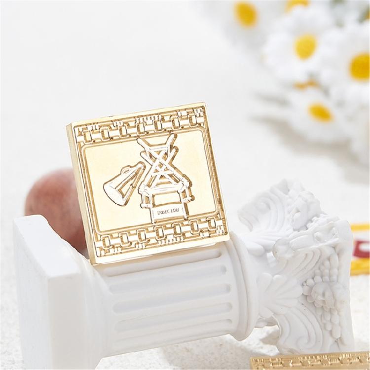 Sealing Stamp Head Wax Stamp Head Emboss Sealing Metal Scrapbooking Stamp Head