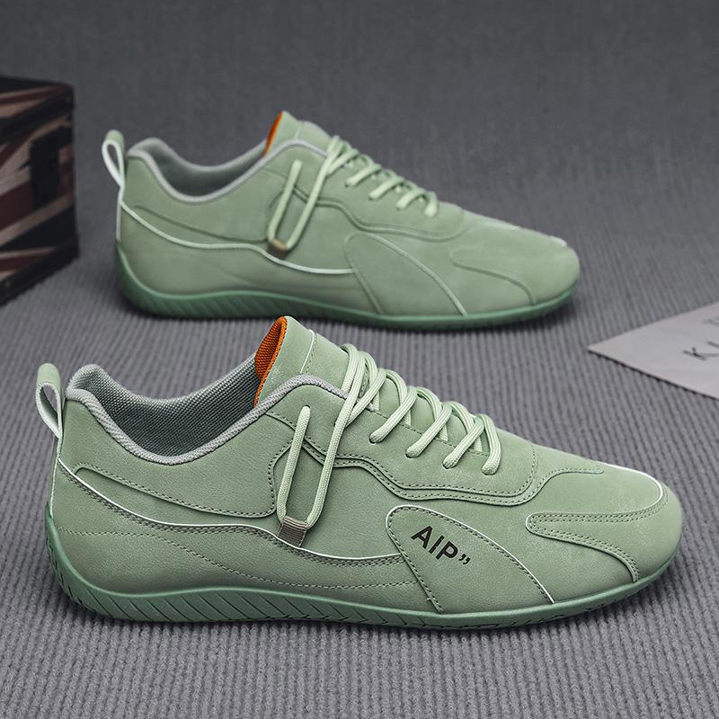 Frühlings Herren Sneaker Khaki Rutschfeste Herrenschuhe Arbeitsschuhe Schnürschuhe Sommer Laufschuhe All Match Outdoor Freizeitschuhe