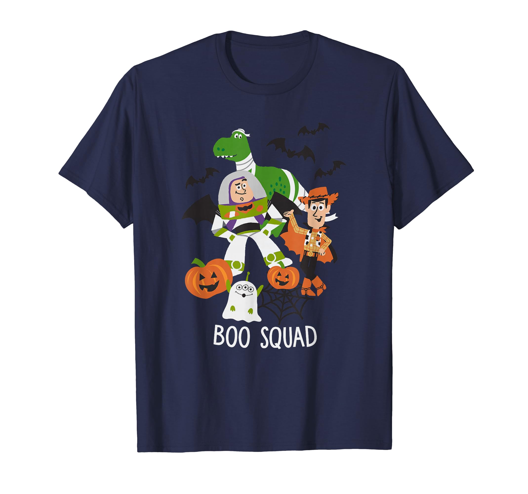 

Disney Pixar Toy Story Halloween Boo Squad Cartoon Sketch T-Shirt
