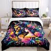 3pcs Beauty and the Beast Print Cover Set Ultra Soft, Breathable, and Comfortable Bedding with Stylish Design for Bedroom and Guest Room Decor 1