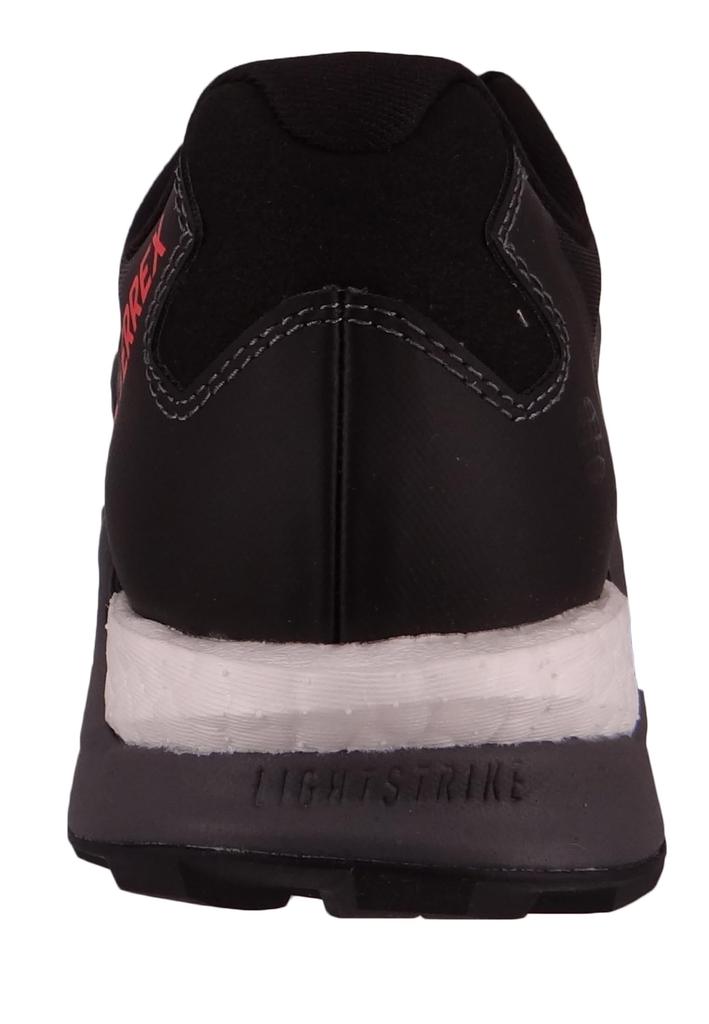 Adidas Terrex Agravic Ultra Trail Running Shoes LSF71, Core Black/Grey Five/Solar Red (HR1080), Size 24.5 Cm