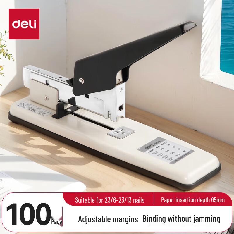 Deli Heavy-Duty 100-Sheet Stapler