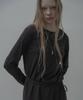 Mosyupamosyu Strap Loose Fit Maxi Dress [Black]