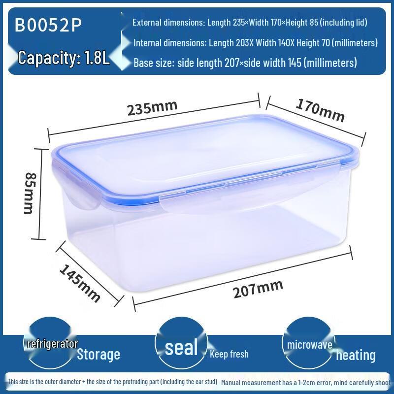 HANDUNYOU Microwaveable PP Food Storage Containers (3-Pack)