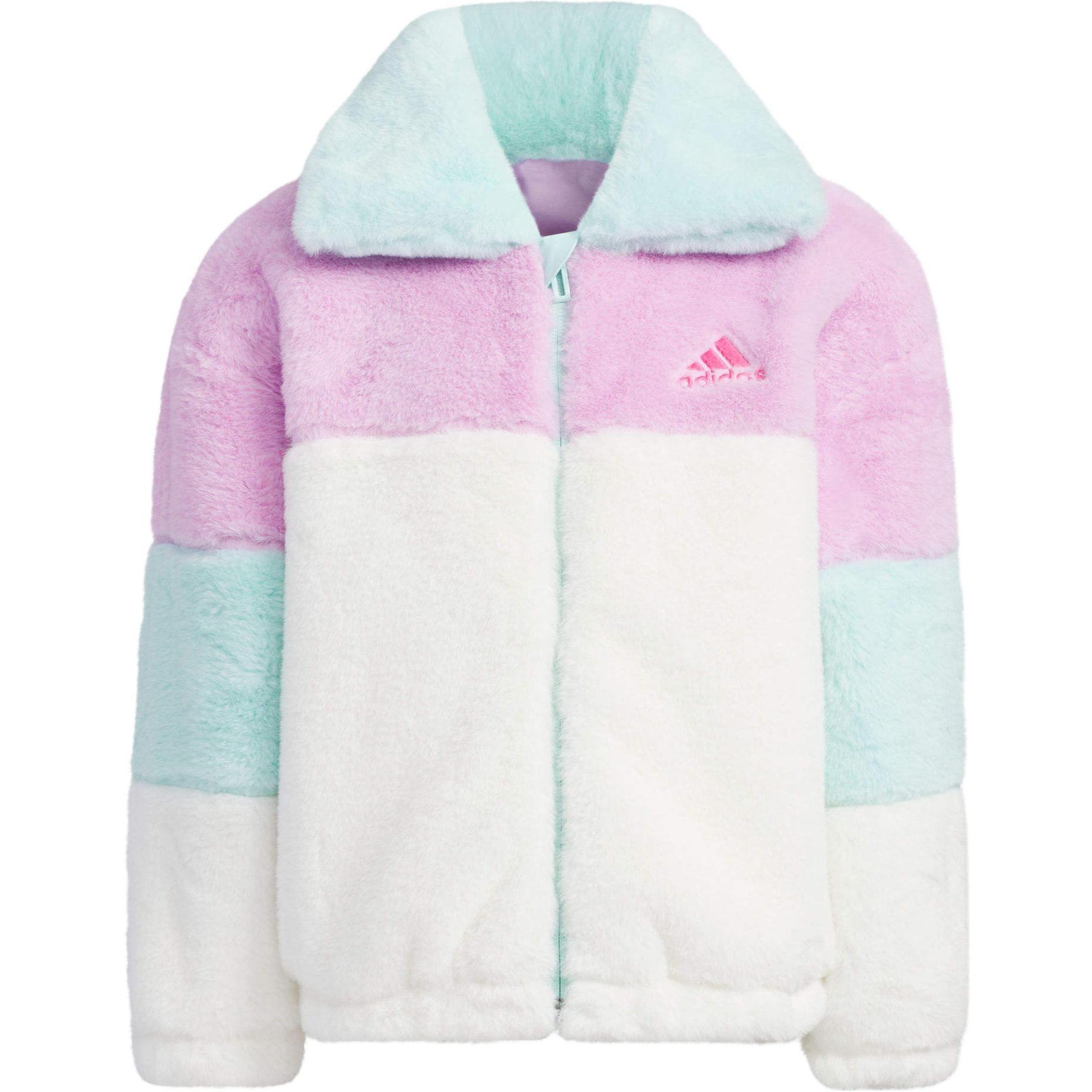 Adidas Velvet Jacket Top Sportswear Express Purple Kids  IQ1353 116
