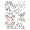 Static PVC Window Sticker Rainbow Prism Butterfly Pattern Home Decoration Anti Collision Glass Sticker