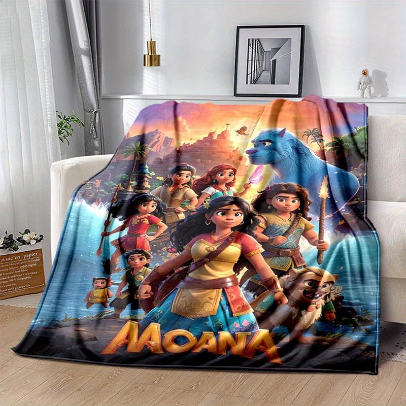 1pc, Moana Adventure Blanket Soft & Cozy Throw for Home Decor, Couch Cover, Outdoor Use, Travel, Camping