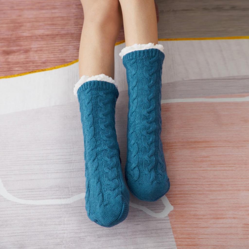 Floor Socks, Home Socks, Sleep Socks, Christmas Socks, Socks, Breathable, Warm Socks, Women's, Plush Mid Tube Socks