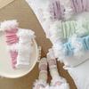 Ballet Style Sweet Leg Warmer Cotton Open Toe Socks Comfortable Knee High Ruffle Socks  Women