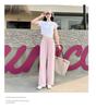 Women's Summer High-Waisted Wide-Leg Slimming Drape Pants - Cool, Casual, Floor-Length, and Loose-Fitting