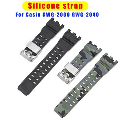 Cinturino in silicone per Casio GWG-2000 GWG-2040 da uomo TPU sportivo impermeabile orologio accessori braccialetto da polso