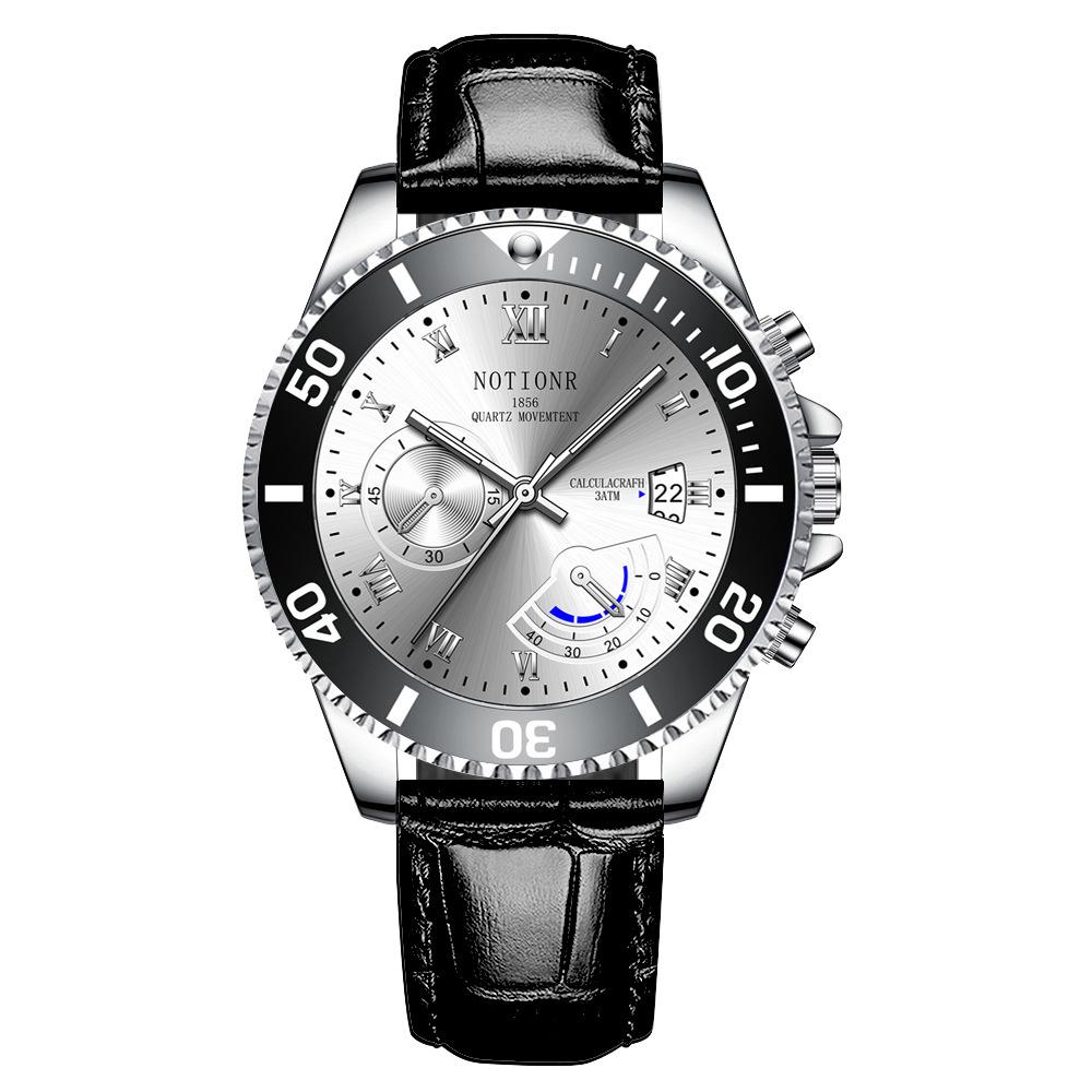 

Conceptor Men S Fashion Green Water Ghost Watch Student Waterproof Calendar Quartz Belt Watch