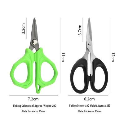 Multifunctional Heavy-Duty Stainless Steel Scissors: Household, Office, Fishing, and Thread Cutter