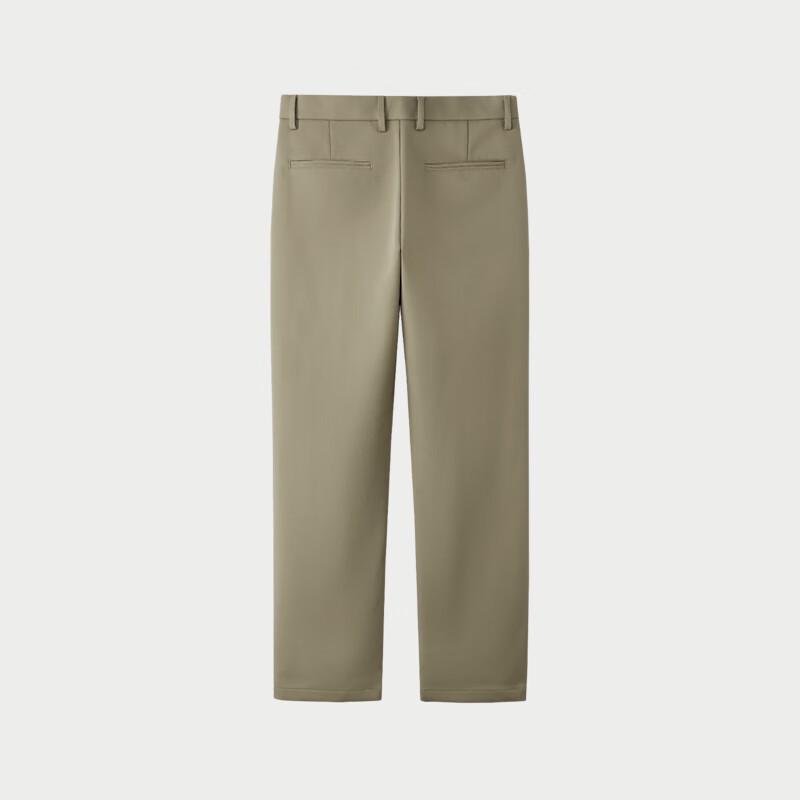 HLA Men's Light Business Casual Straight-Leg Trousers