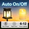 Solar Garden Lights Outdoor Decorative Ground Insert Lantern Warm Atmosphere Solar Powered Landscape Lamp for Yard Patio Christmas Holiday Decoration