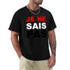 Je Ne Sais Pas TShirt Sublime Customs Design Your Own Funny Tshirt Oversized T Shirt Men