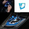 For Toyota Corolla 2014-2018 Blue Titanium Central Console Gear Shift Frame Trim
