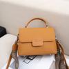 Cowhide Women's Shoulder Crossbody Simple Fashion Bag Girls Shell Bag Large Capacity Soft Leather