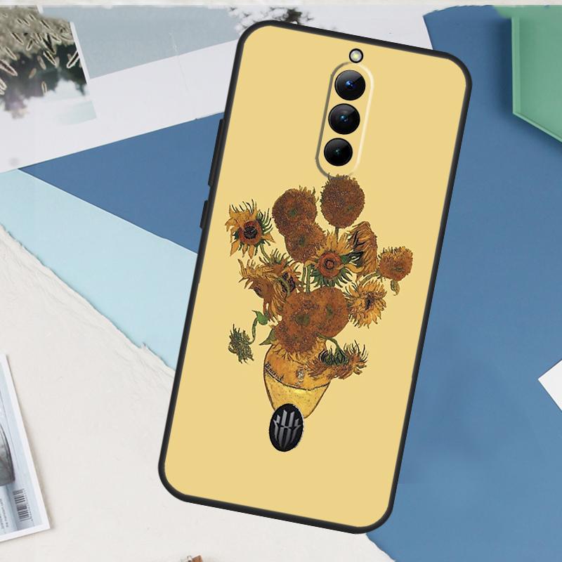 Sunflower Case For ZTE Nubia Red Magic 8S 9S 10S 10 9 8 11 Pro Plus 6 7 6S 7S Pro 5G 6R 10 Air Cover