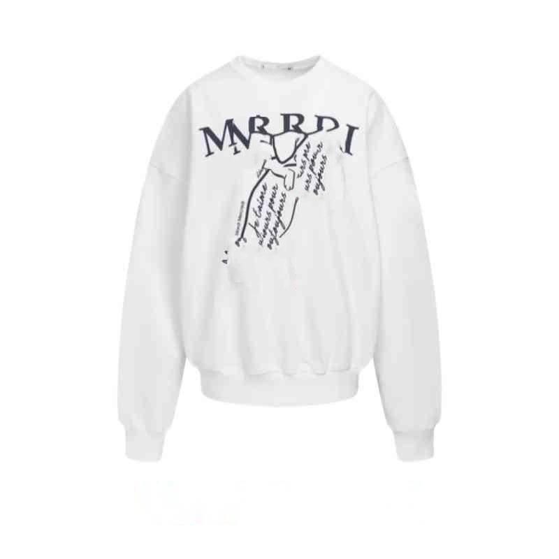 

Хлопковый свитшот с круглым вырезом и принтом таксы Перл, виляющей хвостом One Size