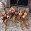 10% de Desconto Buquê de Flores Artificiais Roseira Braiseada Chinen - Decoração de Casa Estilosa e Realista