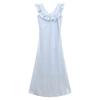 Girls floral vacation lace temperament dress women's summer new square collar waist hip wrap thin dress