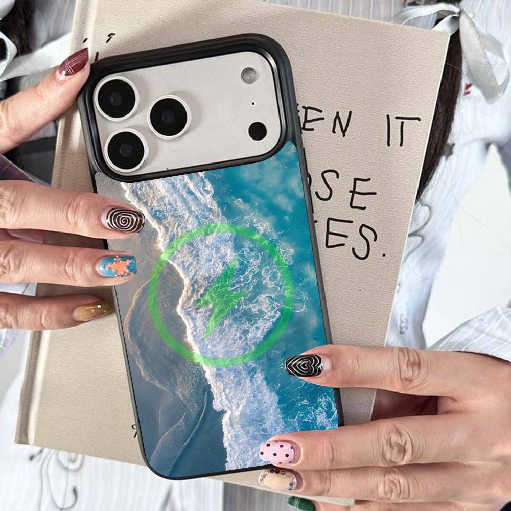 Sea Blue Sky Beach For Magsafe Wireless Charge Case For iPhone 17 16 15 14 13 12 11 15 Pro Max Magnetic Cover