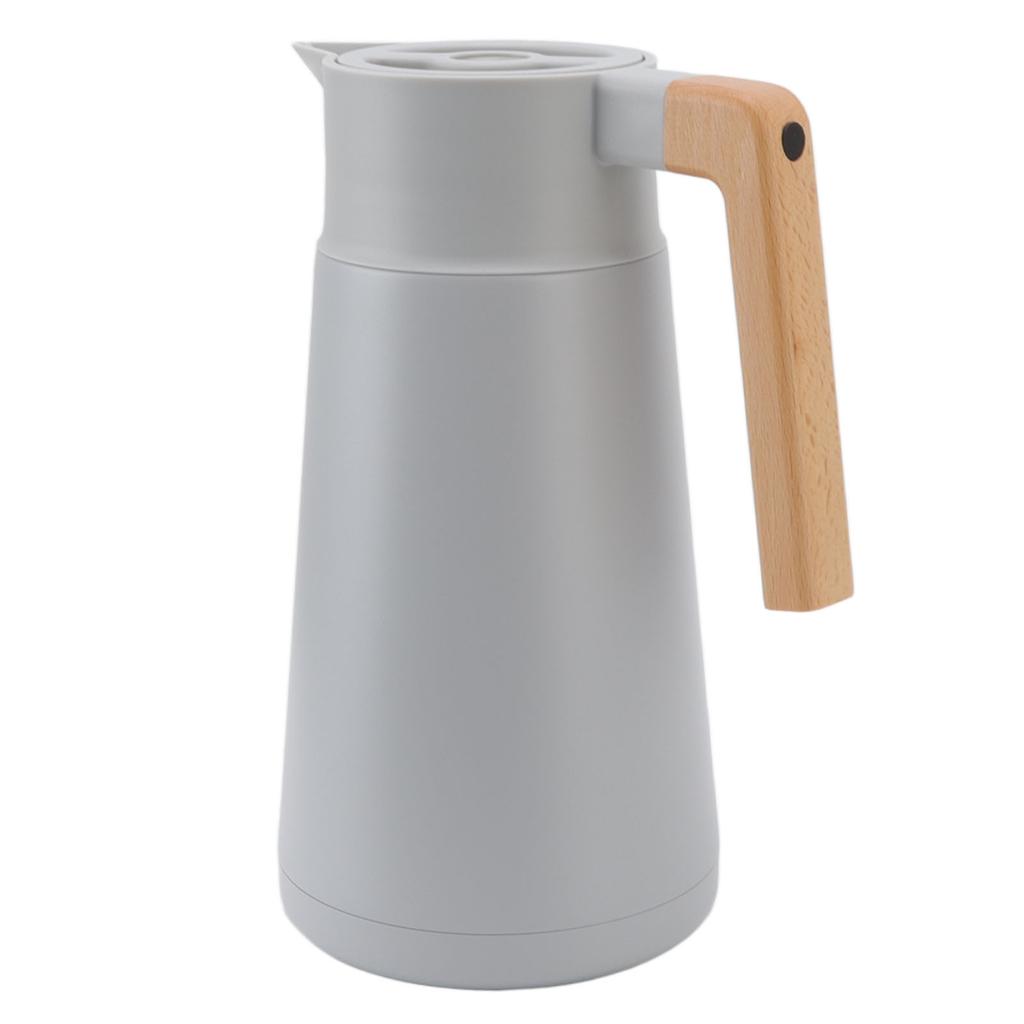 Kaffeekaraffe 2L Großes Fassungsvermögen Breiter Griff 304 Edelstahl Vakuumisolierung Kaffeekanne