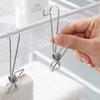 Multi-functional Japanese Stainless Steel Cloth Hanger Clips - No Trace, Strong Grip for Drying and Fixing Clothes