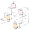 3 Tiers Acrylic Display Stand Clear Display Rack For Cupcake Candy Dessert