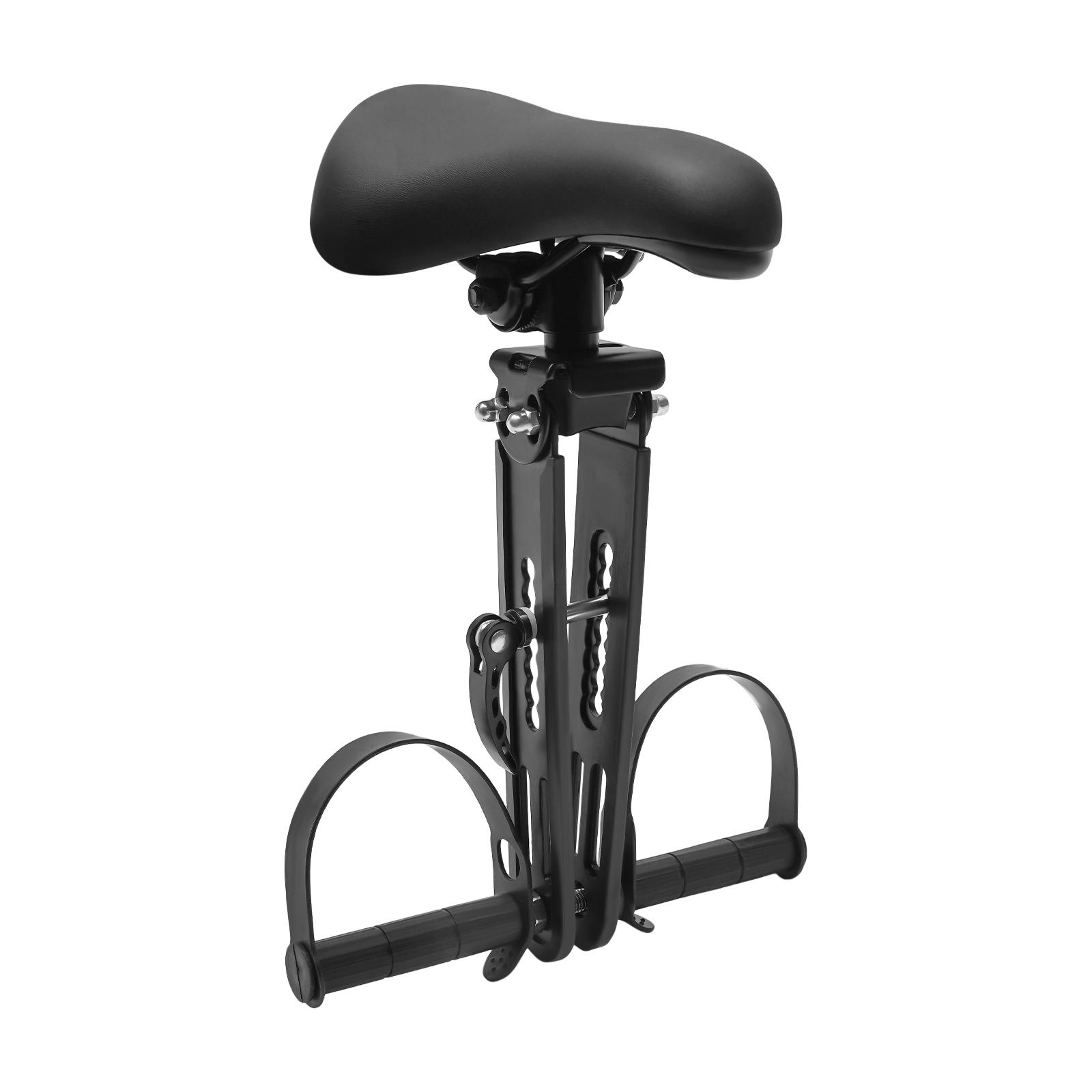 

23x34см Детское велосипедное сиденье, крепится спереди, велосипедные сиденья, регулируемая конструкция, подходит для большинства взрослых горных велосипедов чёрный