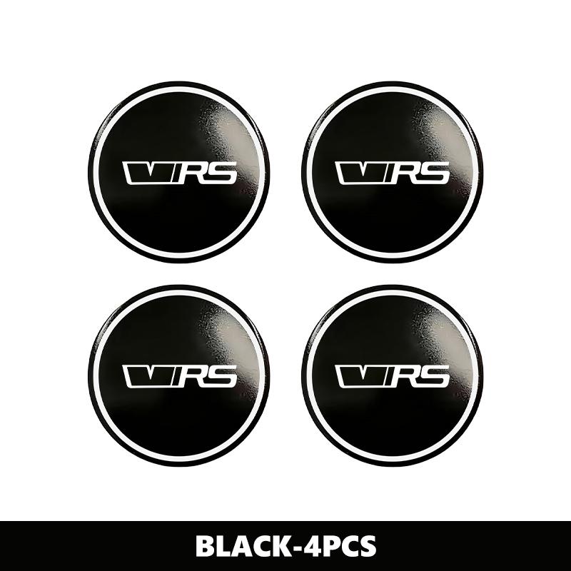 QPZF2 For Skoda 4PCS 56mm Car Logo Wheel Center Sticker Rim Caps Hub Cover Decal VRS Octavia 1 2 3 A7 A5 Fabia Rapid Superb Yeti