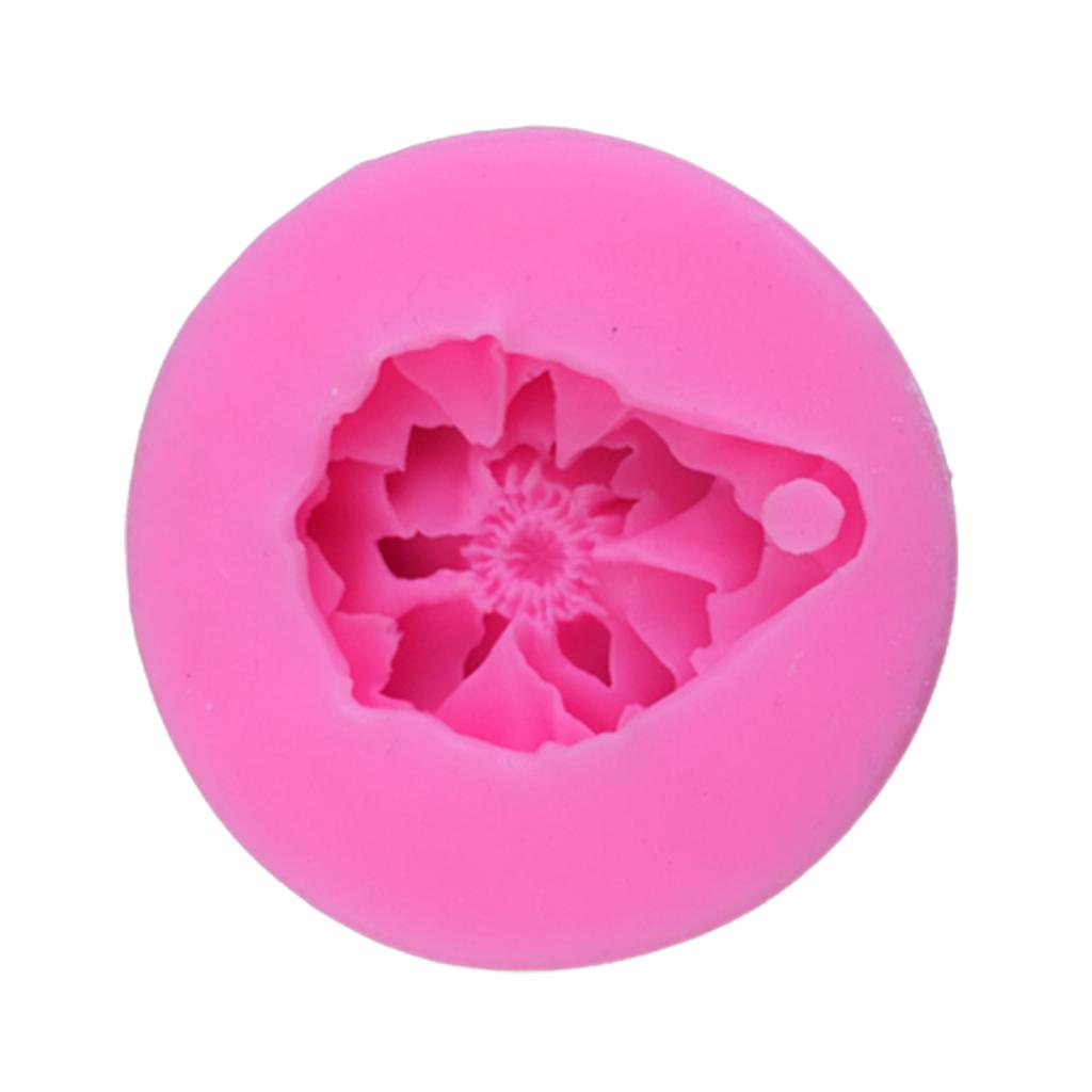 Flower Candle Silicones Molds for Handmade Candle Soap Flower Shape Fondant Silicones Molds for Chocolate Candy Baking