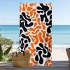 Modern Abstract Art Coral Print Beach Towel Large Soft Absorbent Towel for Beach Pool Camping Travel Summer Vacation