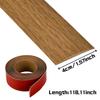 1PC 118.11inch PVC Floor Transition Strip Threshold Edging Trim Strip Self Adhesive Doorway Floor Joining Strip Home Hardware