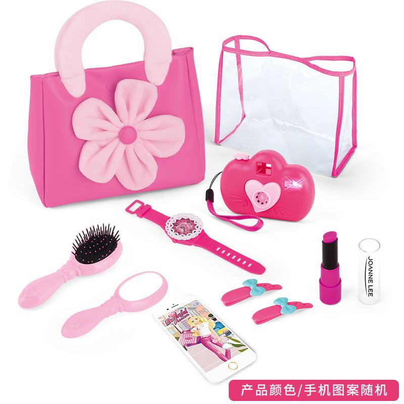 

Детский игровой домик, набор игрушек для макияжа, модель камеры-симулятора со светом и звуком, игрушка для макияжа для девочки