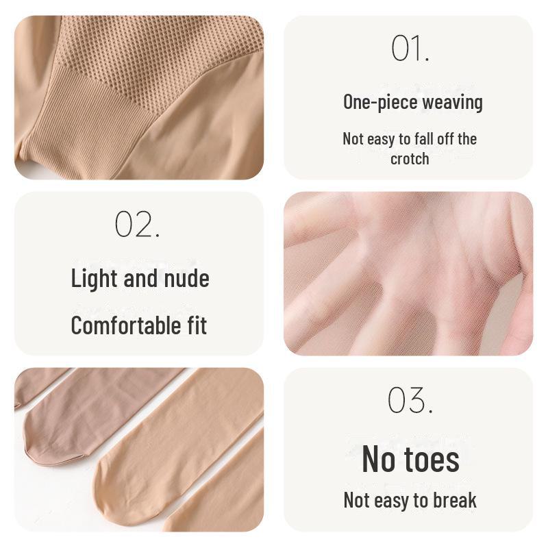 Oriental Edge 30D Concealer High Waist Horse Oil Pantyhose
