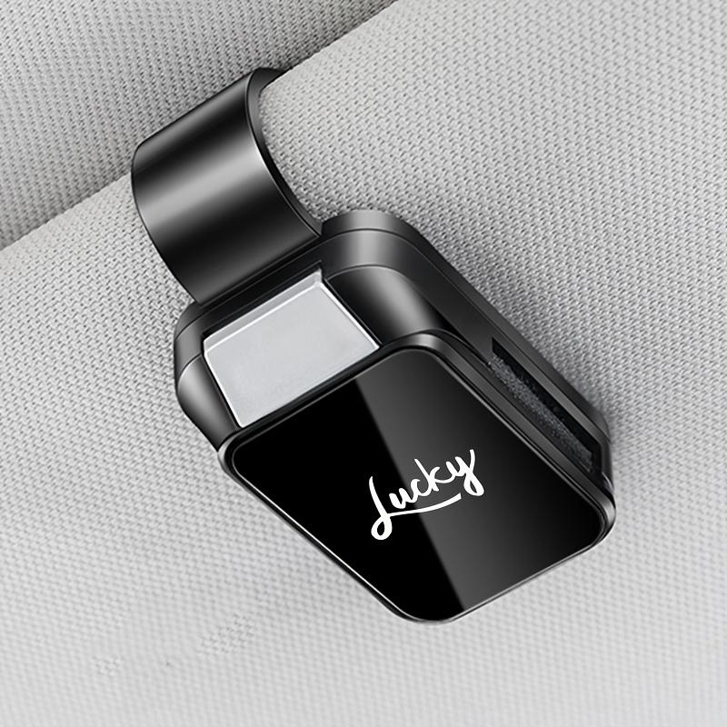 Fashion Car Glasses Holder Clip-Durable ABS Resin, Easy Installation for All Vehicle Models, Keeps Fashion Glasses on Sun Visor