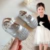 Children's Hollow Woven Sandals2026Spring and summer cute lace flower princess sandals for toddlers, beach shoes