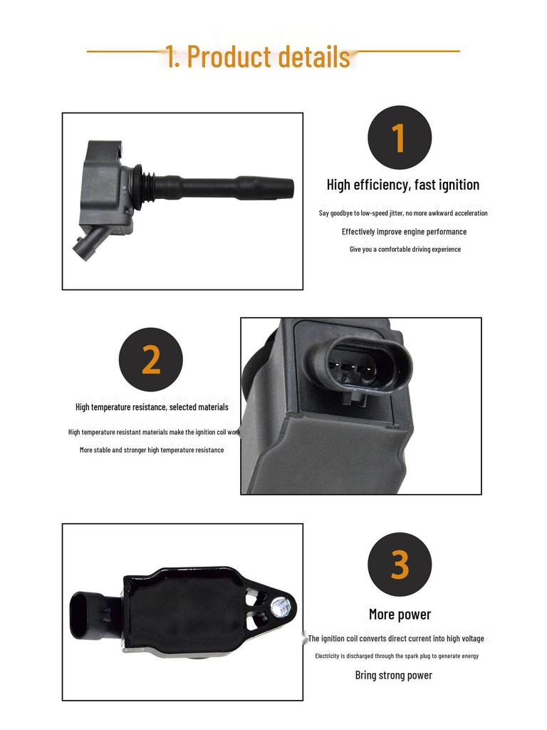 High Voltage Ignition Coil for Great Wall C30 1.5L Hybrid