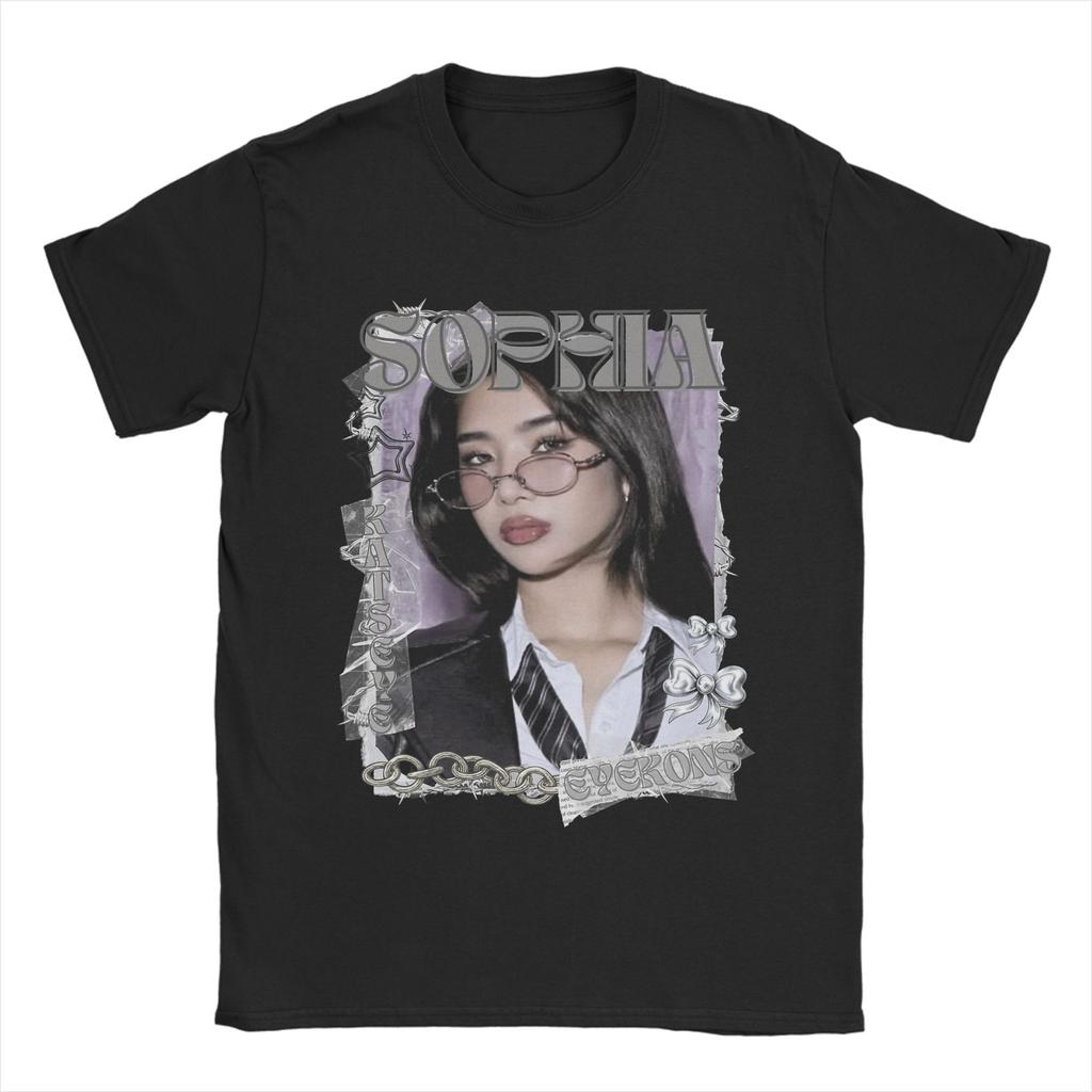 KATSEYE Gnarly Kpop T-Shirts Herren Neuheit Reines Baumwoll-T-Shirt Rundhals Kurzarm-T-Shirt Übergröße Kleidung