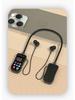 Bluetooth Sports Earphones with Digital Display, Neckband, Long Battery Life, Noise Reduction, Card Slot, and Superior Sound
