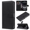 For Xiaomi 14 Ultra Case Solid Color Leather Mobile Cover Wallet Stand with Strap