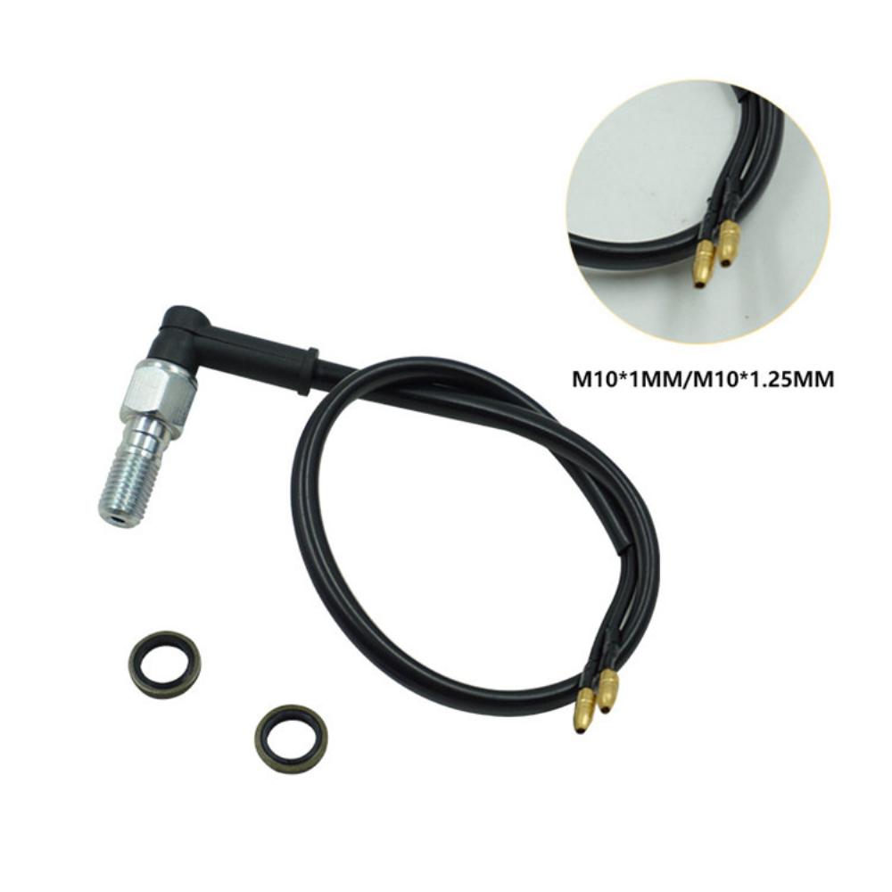 Motorrad Hydraulischer Bremsdruckschalter Winkel 125 Hakenstecker Banjo-Schraube 10mmx1,25 Steigung Für Einleitungs-Hydraulikbremssystem