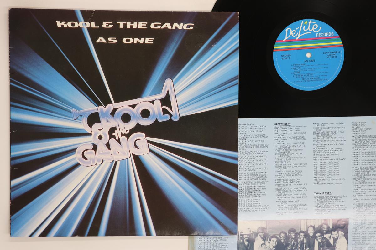 

LP Record KOOL THE GANG As One 25AP2409 DE LITE 1982 Japan SoulFunk Used