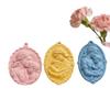 3d Pendant Mold Unique Mother'S Day Silicone Mold Plaster Craft Mold Exquisite For Handmade Creation Activities Gypsum Fragrance