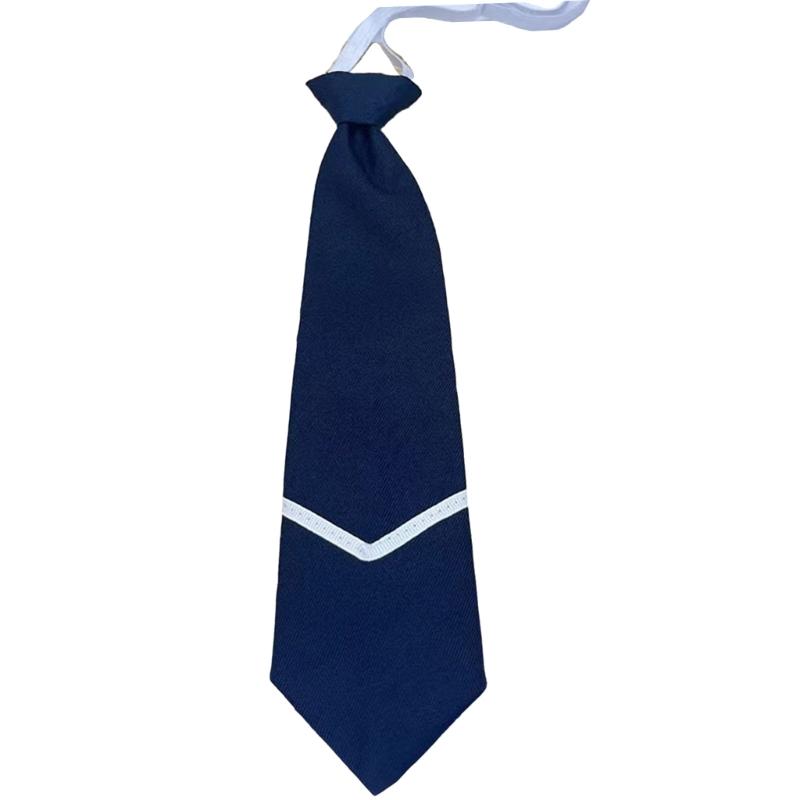 Clip On Necktie For Men Women Kids Classical Polyester Tie With Easy Snap Button For Business Casual Event