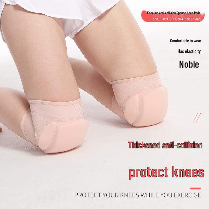 Professional Ladies' Thickened Knee Pads for Pole Dance, Yoga, and Sports - Anti-Collision Design